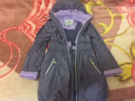 Плащ демисезонный фиолетовый