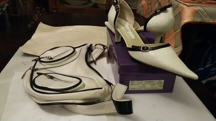 Комплект туфли и сумочка.Новые