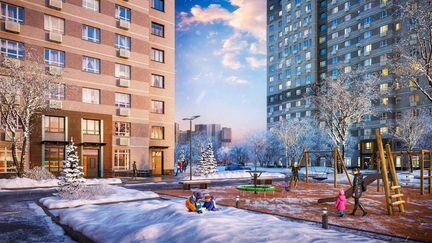 2-к квартира, 61.4 м², 10/22 эт.
