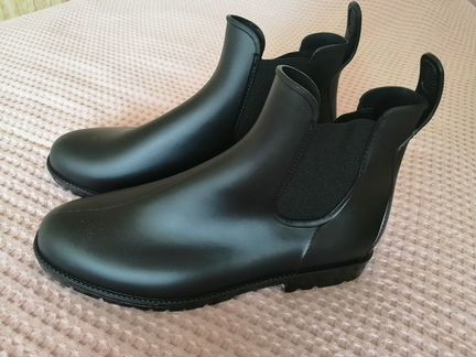 Резиновые сапоги челси мужские