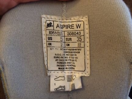 Ролики женские К2 aspire