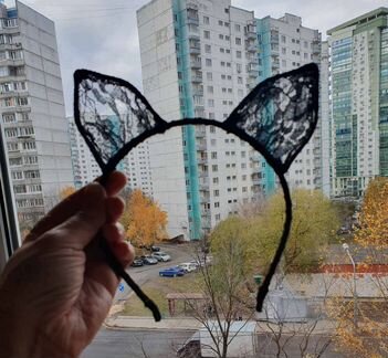 Ободок для волос ушки взрослый