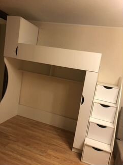 Двухъярусная кровать с ящиками