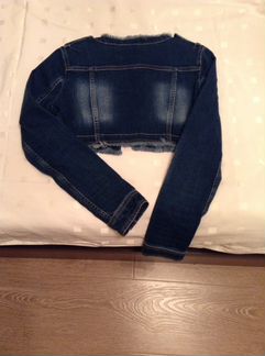 Куртка джинсовая укорочённая