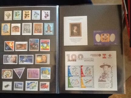 Марки Австрии. Годовой набор 2007 год. Полный. Нов