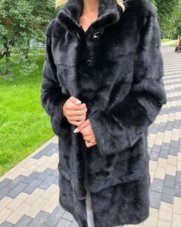 Шуба норковая поперечка 44-46