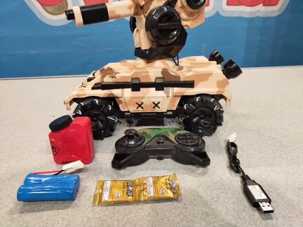 Танк-робот Robomaster (3D дрифт, стреляет шариками