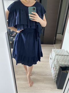 Платье Laroom синее дизайнерское