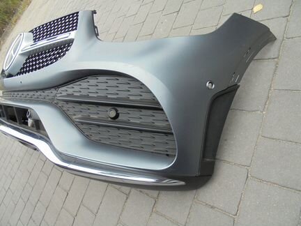 Бампер передний рестайлинг AMG Mercedes GLC W253