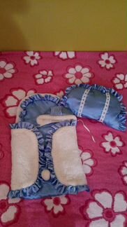 Конверт меховой,горка для купания, москитная сетка