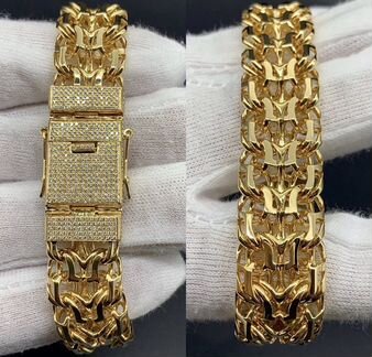 Браслет золотой с бриллиантами