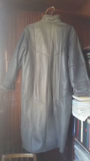 Дубленка женская 48-50 темно-серая