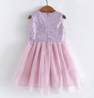 Сиреневое платье в паетки Kenzo Kids 5-10 лет