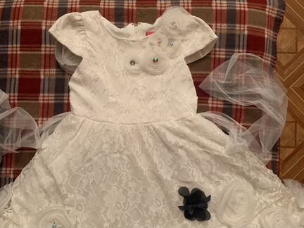 Платье белое для девочки
