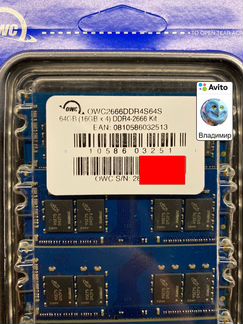 OWC 64GB (4x16GB) 2666MHz - iMac Upgrade kit