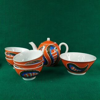 Сервиз чайный Песочное СССР Каламбур