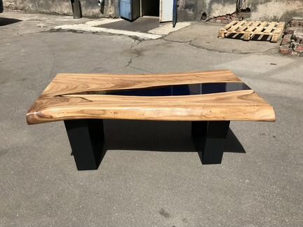 Стол река из слэба
