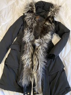 Парка woolrich с мехом зима