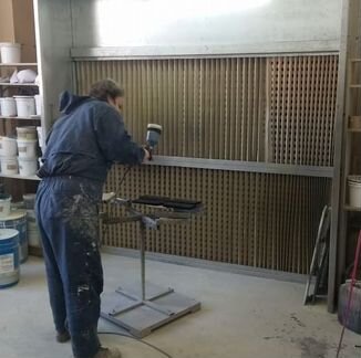 Покрасочные камеры сухой фильтрации 2,5 метра