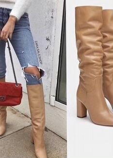 Кожаные Сапоги zara