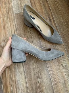 Замшевые туфли