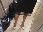 Кожаная юбка Climona