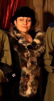 Шикарное боа вязаная лиса Испания