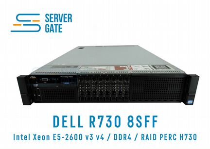 Сервер dell R730 8SFF 2 x E5-2640v3 32 GB