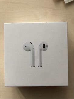 Беспроводные наушники apple только коробка