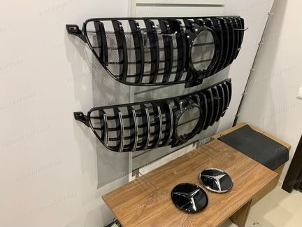 Решетка радиатора Mercedes GLE Coupe C292 W166 GT