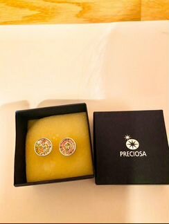 Серьги из чешских кристаллов preciosa новые