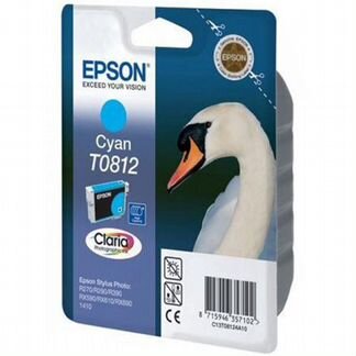 Картридж для струйной печати Epson, голубой