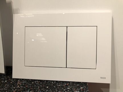 Комплект: инсталляция + белая панель смыва Tece
