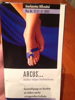 Бандаж корректор новый arcus Hallux Valgus