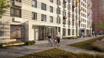 2-к квартира, 53.8 м², 6/17 эт.