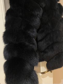 Меховая жилетка из песца