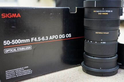 Объектив Sigma 50-500 F4.5-6.3 APO DG OS Nikon F