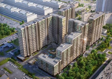 2-к квартира, 88.3 м², 22/22 эт.