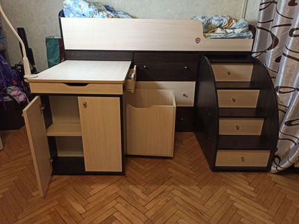 Кровать чердак