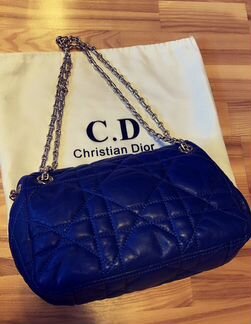 Сумка christian dior кожа