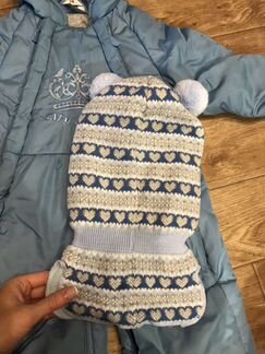 Комбинезон на малыша 74 см+шапка-шлем в подарок