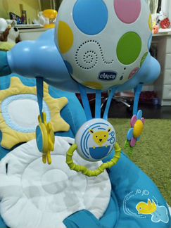 Шезлонг-баунсер chicco balloon