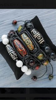 Браслеты шамбала со знаменитыми бусинами Дзи