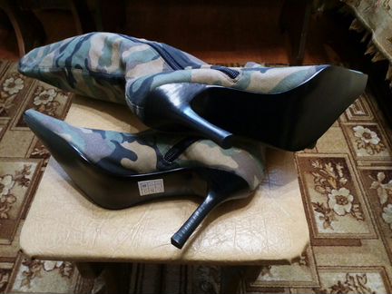 Женские камуфляжные сапоги