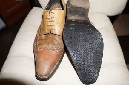 Кожаные туфли 45 р
