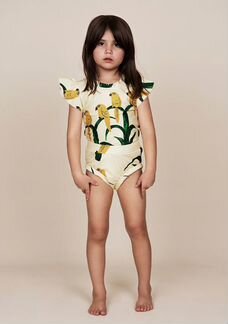 Купальные плавки с попугаями Mini Rodini, 6 года