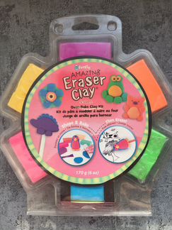 Наборы глины с эффектом ластика и гнущаяся