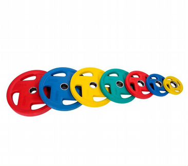 Диск D50 обрезиненный цветной 25 кг