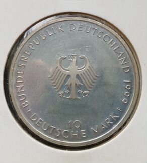 Германия фрг 10 марок серебро