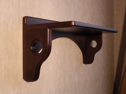 Полка темно-коричневая, сосна